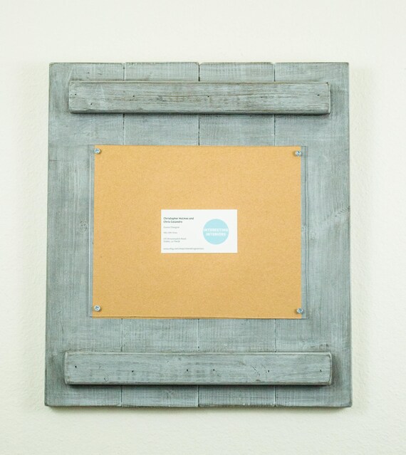 8 X 10 Gray Rustic Farmhouse Wood Picture Frame Wall Hanging Aged Photo Home Decor Cottage Chic Decoration