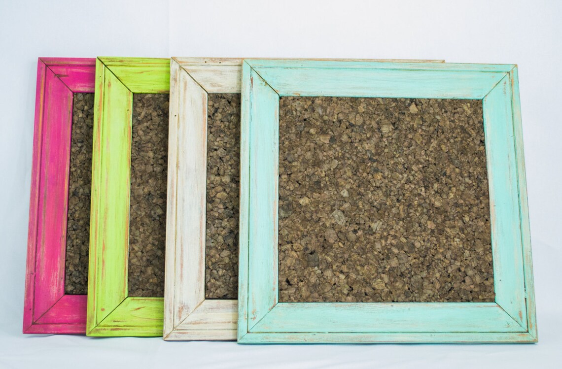 Distressed Lime Green Bulletin Board 12x12 Etsy