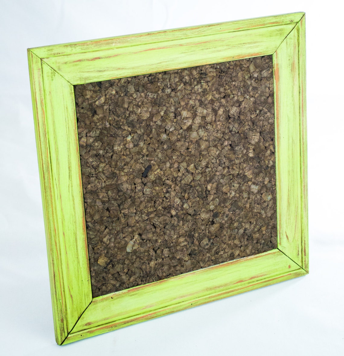 Distressed Lime Green Bulletin Board 12x12 Etsy