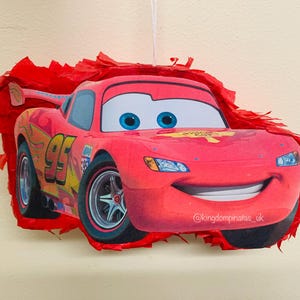 Lighting  McQueen piñata, Cars Theme Party | cars piñata | piniata | birthday boy| girl party | car piñata |race car