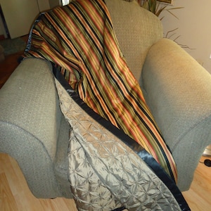 BLACK/OLIVE QUILT