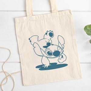 Stitch Embroidery Design, Minimalist Stitch Outline, Lilo and Stitch Stitching, Embroidery for Kids, Stitch Character Design.
