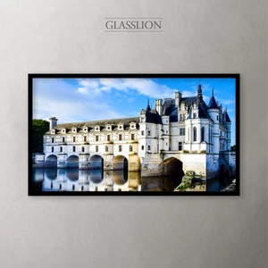 Samsung Frame TV Art Castle Over Water DIGITAL DOWNLOAD image 1