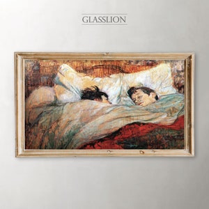 Samsung Frame TV Art | Toulouse Lautrec In Bed | DIGITAL DOWNLOAD