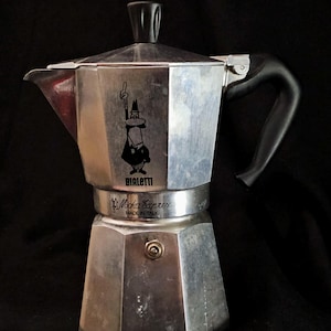 Vintage - Bialetti Moka Express - Espresso Coffee Pot - Stovetop - Made In Italy