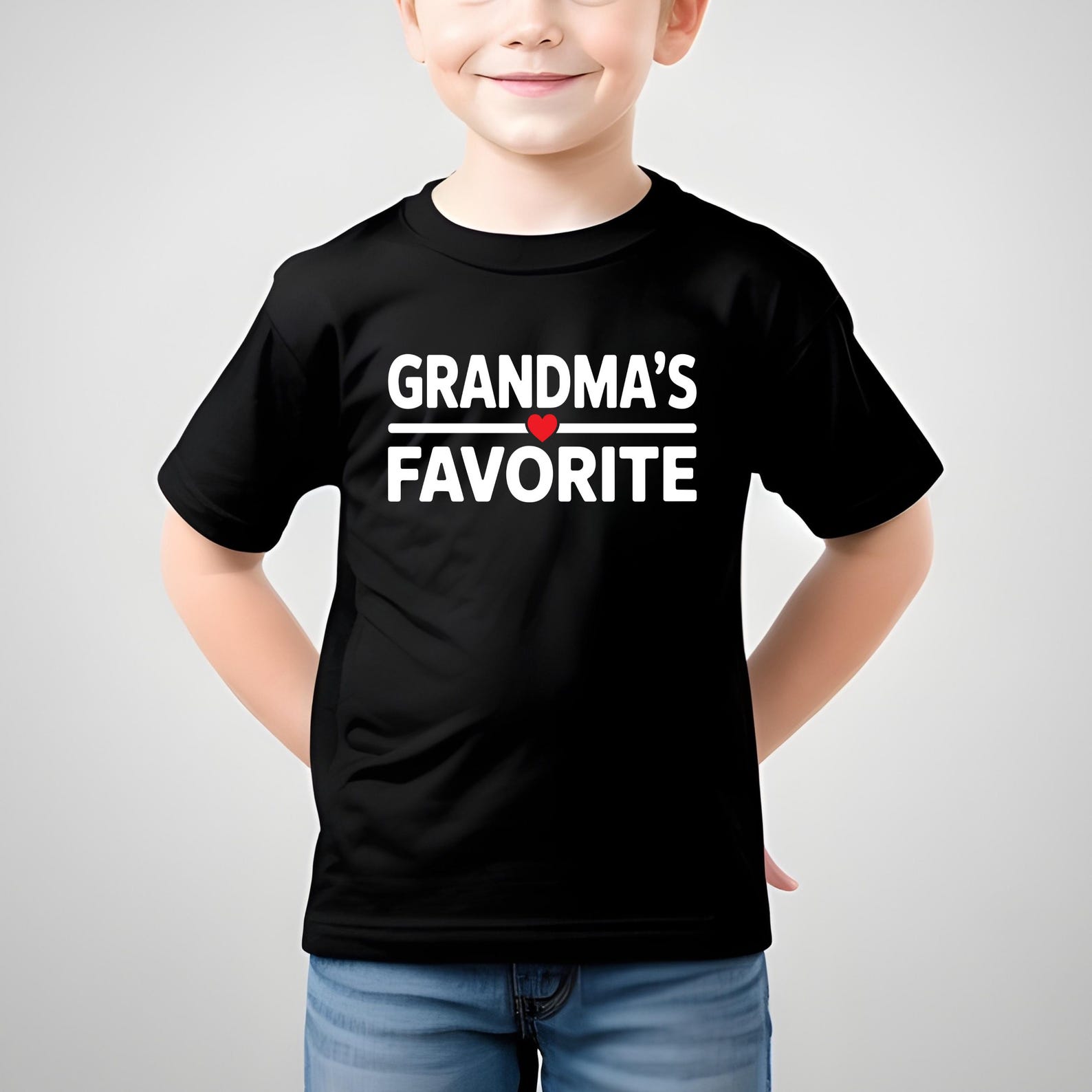 Grandma’s Favorite SVG PNG, Funny Family Svg, Favorite Grandchild Tee ...