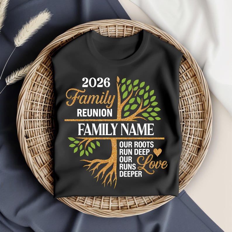 Unsere Wurzeln laufen tief PNG, unsere Liebe läuft tiefer Png, Benutzerdefinierte Familie Png, Familientreffen Png, Stammbaum Png, Familienname Shirt Png, Familie Png. Bild 3