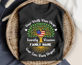 Our Roots Run Deep PNG, Our Love Runs Deeper Png, Custom Family Png, Family Reunion Png, Family Tree Png, Family Name Shirt Png, Family Png.