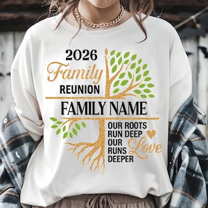 Unsere Wurzeln laufen tief PNG, unsere Liebe läuft tiefer Png, Benutzerdefinierte Familie Png, Familientreffen Png, Stammbaum Png, Familienname Shirt Png, Familie Png. Bild 2