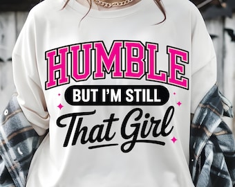 Melanin Black Queen SVG PNG: Humble But Still That Girl