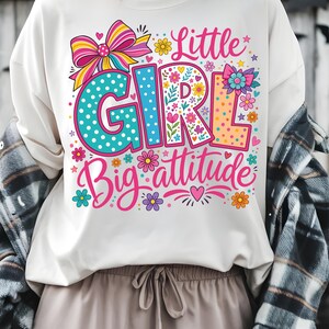 Sassy Little Girl PNG, Coquette Bow Dalmatian png Design, Cute Trendy Girl Graphic Download image 2