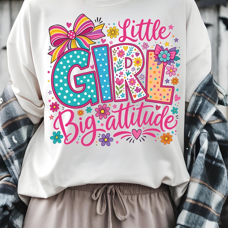 Sassy Little Girl PNG, Coquette Bow Dalmatian png Design, Cute Trendy Girl Graphic Download image 2