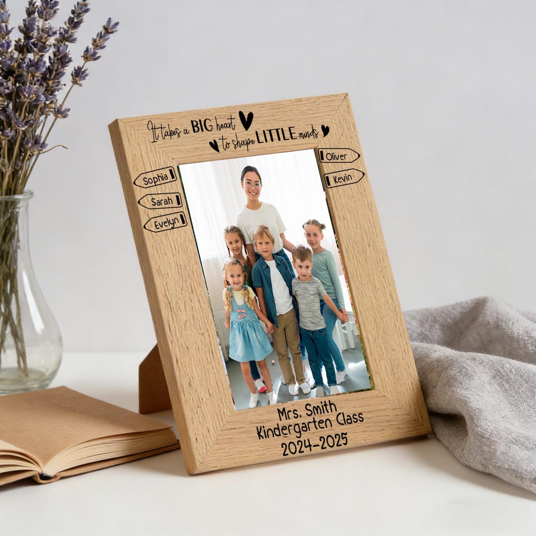 Teacher Class Photo Frame, Teacher Appreciation Gifts, Teacher Gift ...