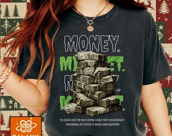 Zestaw koszulek Money Streetwear – Streetwear Cash Design Odważne miejskie wzory na koszulki i bluzy z kapturem