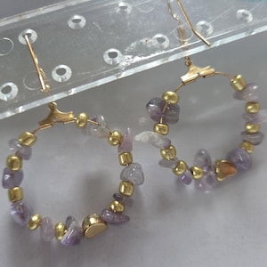 hoop earrings