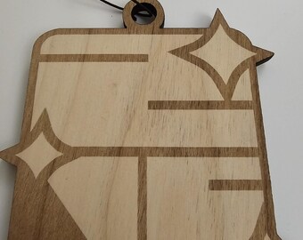 SSL Wooden Car Air Freshener with fragrance spray