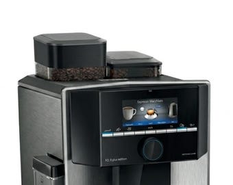 Bean hopper extension for Siemens EQ9 with two bean tanks