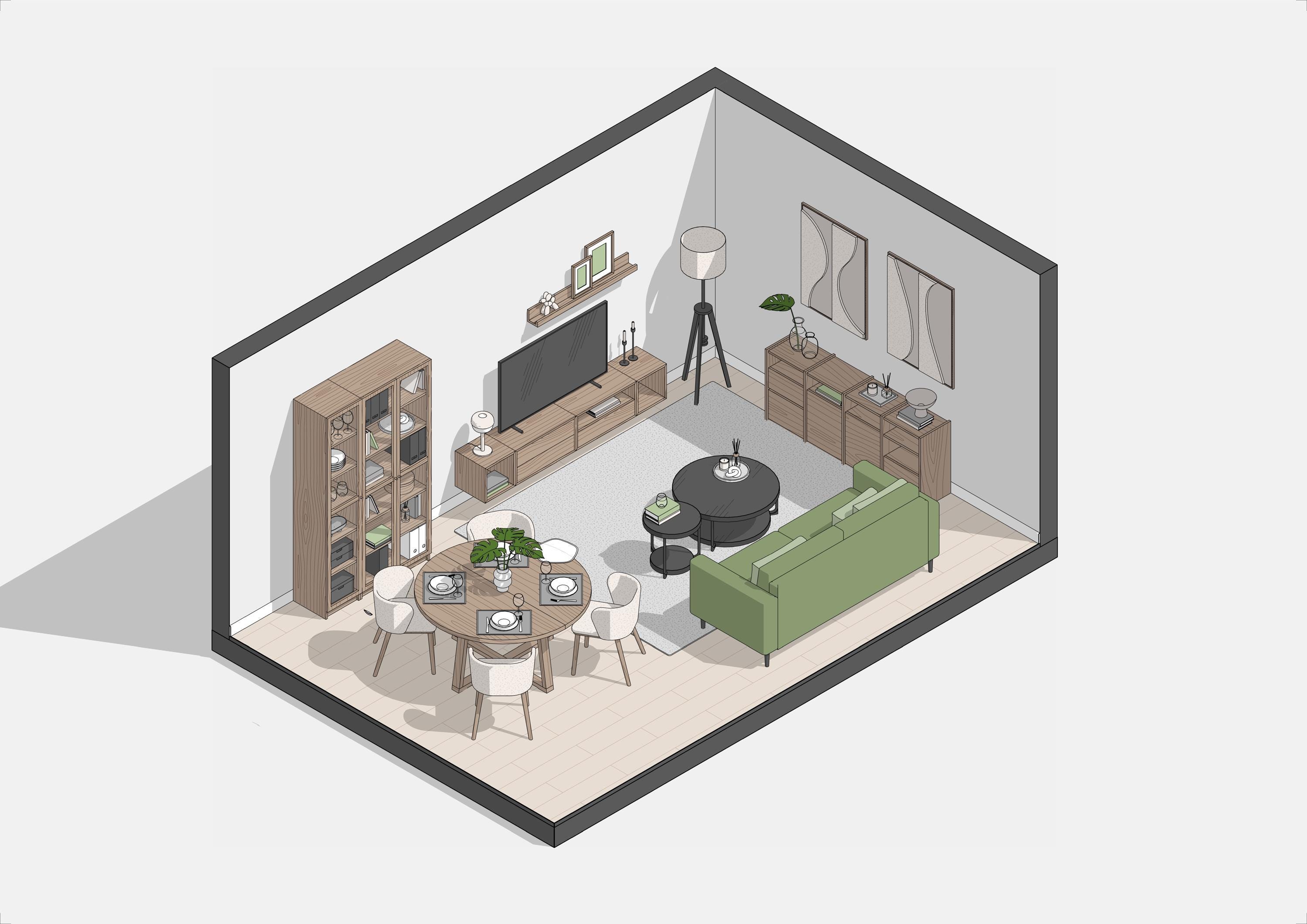 Seating Rvt Family Revit Furniture Family Bundle (RFA, RVT) – Parametric Furniture Pack ...