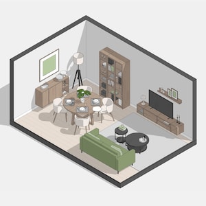 Revit Furniture Family Bundle (RFA, RVT) – Parametric Furniture Pack ...