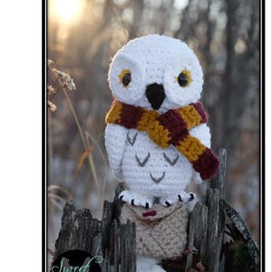 Owl CROCHET PATTERN Amigurumi snowy owl English pattern