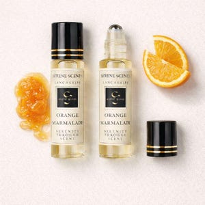 Orange Marmalade Perfume Oil Rollerball | 10ml | Sweet Citrus Gourmand Scent | Alcohol Free | Vegan