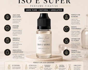 ISO E SUPER Professional Aroma Molecule | DIY Perfume Ingredient | Fragrance Enhancer | 100% Undiluted | 10ml 30ml 100ml |
