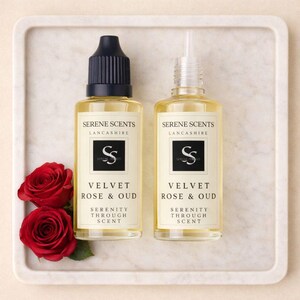 Velvet Rose & Oud Fragrance Oil: Luxurious Floral Wood Scent