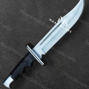 Scream Replica Knife Bloody Ghostface Replica Buck 120 Hunting Knife Movie Replica Horror Movie Prop Real Blade Anniversary Gift