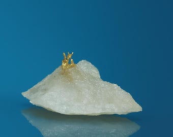 48.80 Ct Gold Native White Quartz of Rare Mineral Specimen Loose Gemstones ...