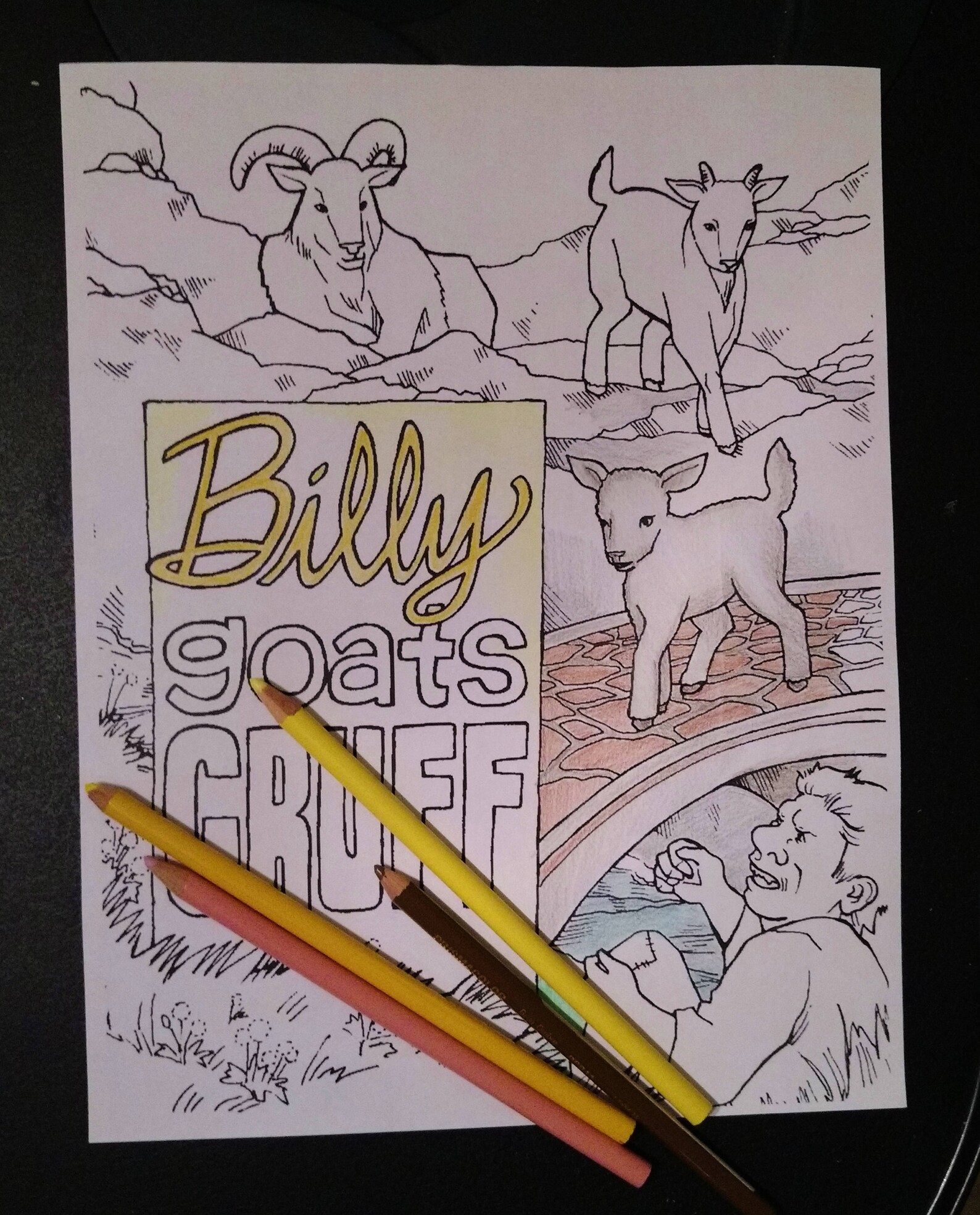 DIGITAL FILE- Billy Goats Gruff - Etsy