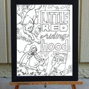 DIGITAL FILE- Little Red Riding Hood