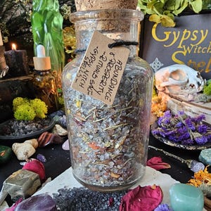 Abundance Money Salt Prosperity Ritual Personalised Money Manifestation Salt Witchcraft Wealth Salt Spiritual Money Drawing Salt Witch Gift