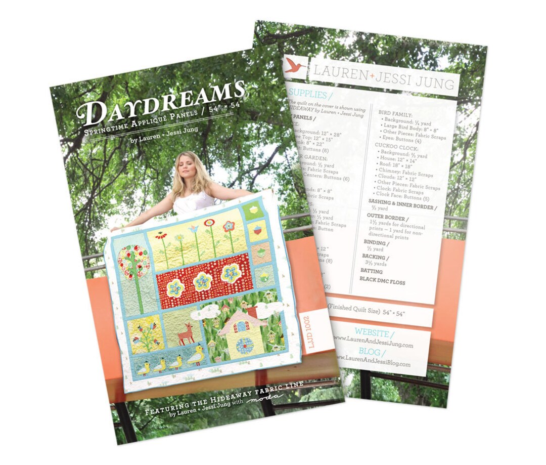 Daydreams Quilt Pattern by Lauren and Jessi Jung Etsy