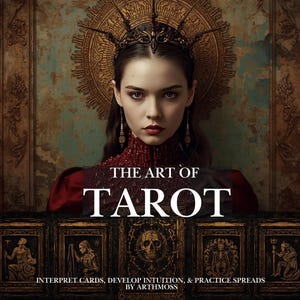 The Art of Tarot Guide Ebook: Major Arcan, Card Meanings, Intuition Development, Spreads & Daily Practice