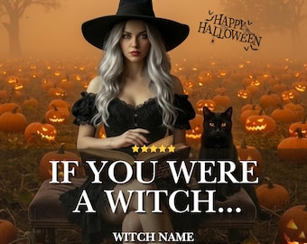 What is Your Witch Name? | Halloween Witch Identity | Blind Reading-Aura Energy | Psychic Reading PDF