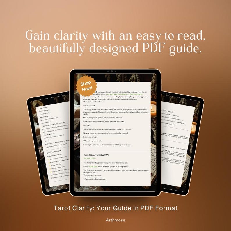 same hour pdf format for tarot reading