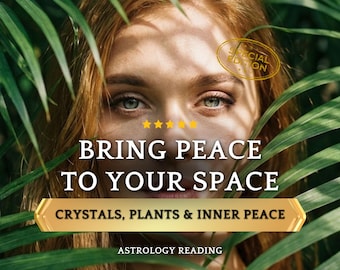 Astrology Reading | Zodiac Crystal - Plant Guide | Botanicals & Minerals | Same Day Spiritual Reading, Witchy Room