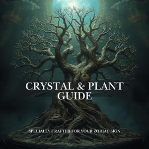 Guia de Cristais e Plantas do Zodíaco | PDF de Energia Astrológica Personalizado | Plantas e Minerais do Signo de Nascimento
