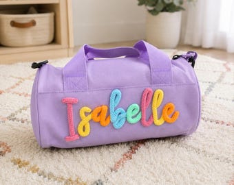 Personalized Kids Duffel Bag, Custom Sports & Dance Bag, Ideal for Daily Use and Travel