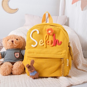 Personalized Mini Backpack for Toddlers: Custom Name Preschool Bag - Unique Back-to-School Present