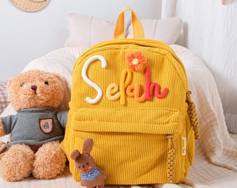 Personalized Mini Backpack for Toddlers: Custom Name Preschool Bag - Unique Back-to-School Present