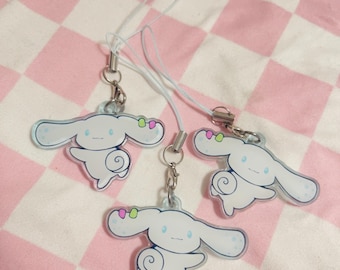 Sanrio Cinnamoroll acrylic phone charms 1.57” inch