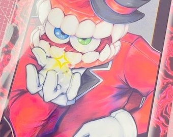 Caine TADC Print, The Amazing Digital Circus Art (8.5 x 11)