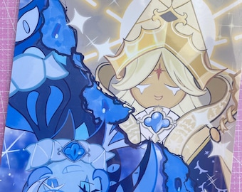 Cookie run Kingdom Shadow Milk & Pure Vanilla cookie Print (8.5x11)