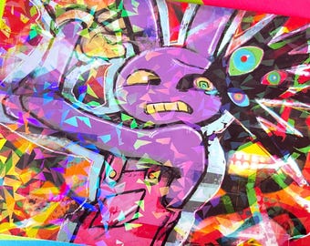 TADC Jax | Holographic Mini Print | 8.5 x 5.5” inches