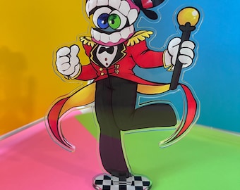 Figura de acrílico de TADC Ringmaster Caine (aprox. 6,3 pulgadas)