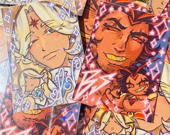 Cookie Run Kingdom / Pure Vanilla and Burning Spice / Tarjeta fotográfica de estrella holográfica