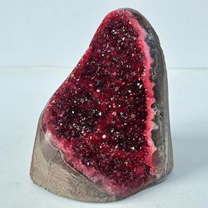 Beautiful Red Geode quartz Cluster,quartz crystal,Mineral Vug specimen,Crystal Geode specimen,Home Decoration Crystal Gifts /PC