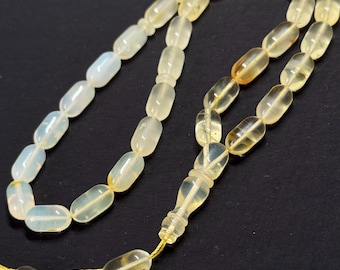 Misbaha (Relatos de oración islámicos) de ámbar báltico natural y transparente, hechos a mano.