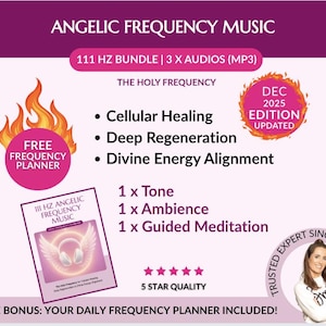 111 Hz Healing Frequency Music | Pain Relief, Meditation (MP3 Download)